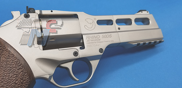 BO Chiappa Rhino 50DS .357Magnum CO2 Revolver (Silver) - Click Image to Close